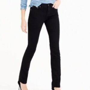 Like New! J.Crew Matchstick Straight Leg Black Jeans in Size 27